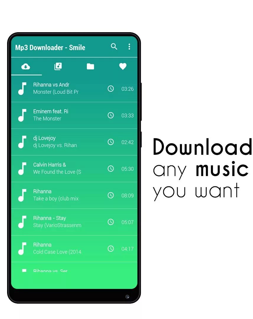Music downloader. Mp3 downloader - smile. Mp3 downloader  Music downloader 1.1.9 for Android Horse dam Appм.
