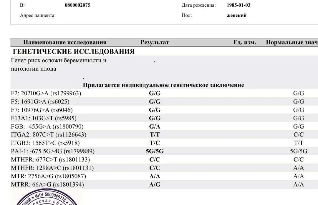 F2 f5 mthfr. Расшифровка генетического анализа. генетические патологии плода. анализы плода на генетические отклонения. мутация в гене mthfr.