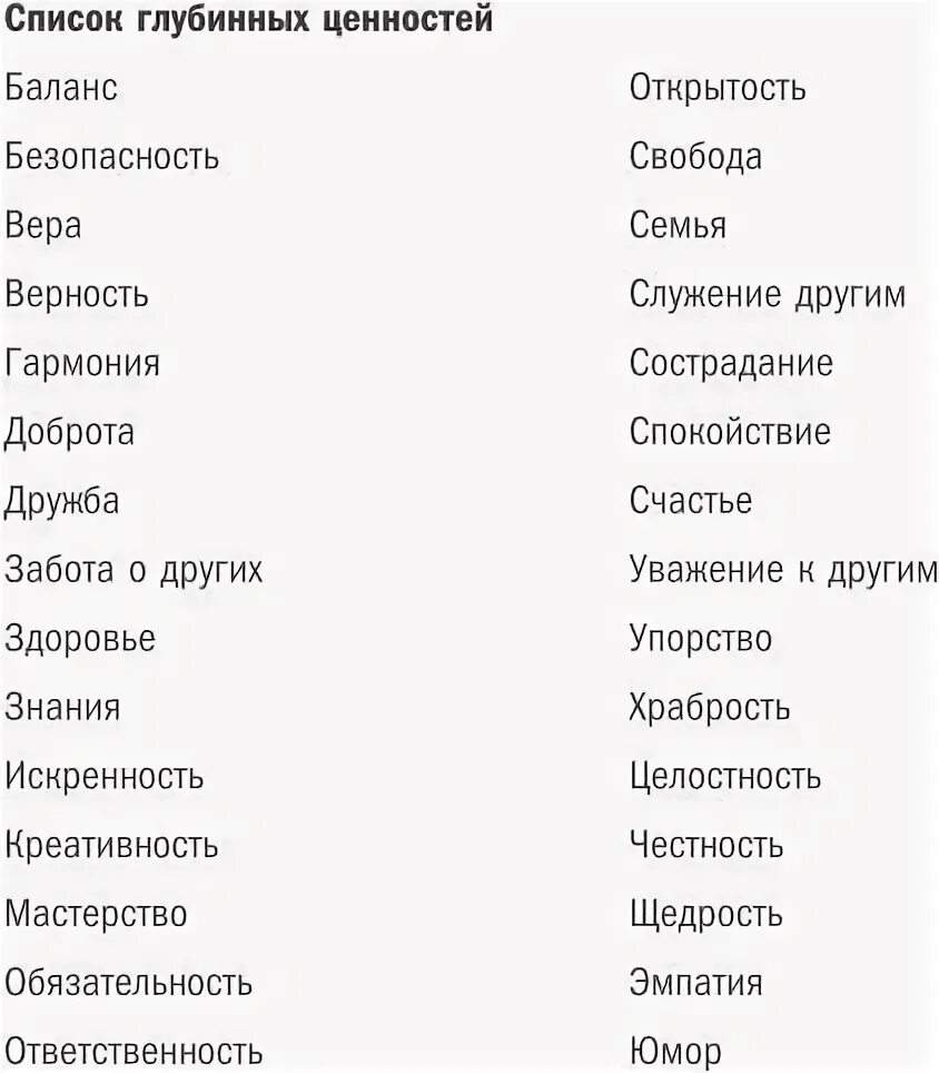 Ценности человека список. Ценности человека список основных. Список жизненных ценностей человека. Жизненные ценности таблица.