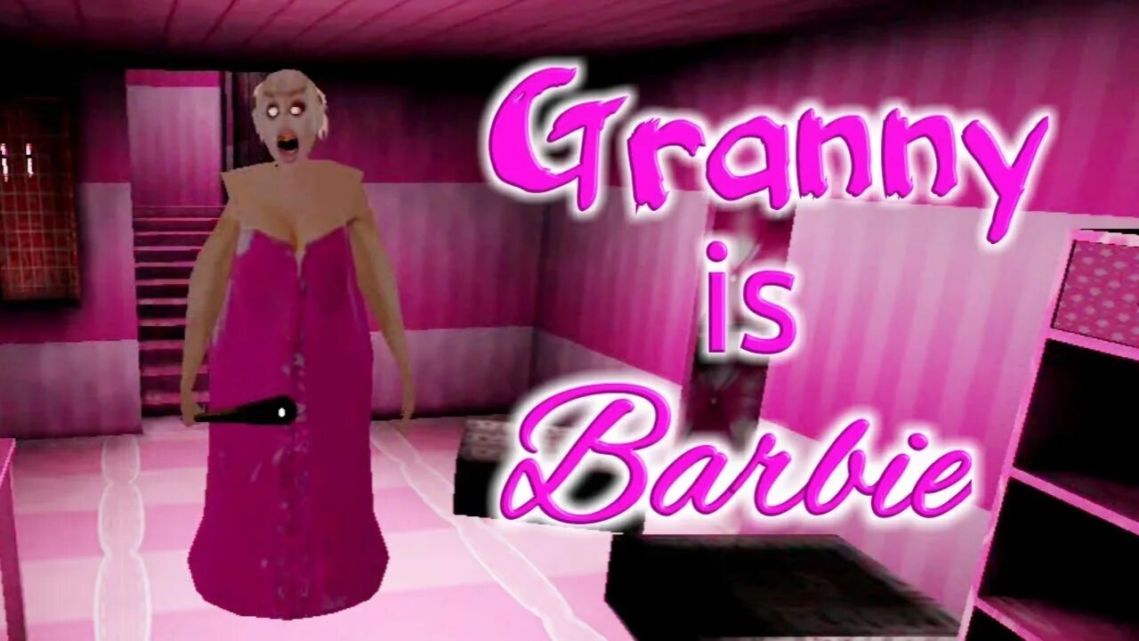 Игра гренни барби. ГРЕННИ мод Барби 2. ГРЕННИ мод Барби. Бабка ГРЕННИ мод Барби. Игра granny Barbie.