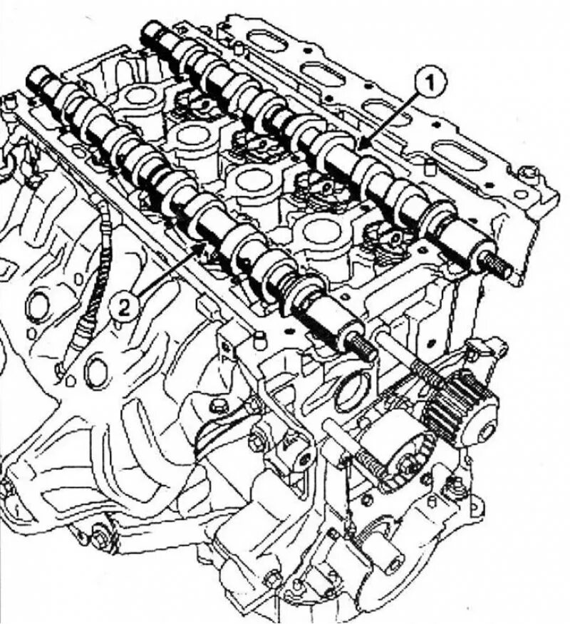 Ремонт двигателя к4м. Впускной распредвал к4м Рено. ГБЦ Рено 1.6 16 клапанов распредвалы. Установка распредвалов Меган 2 1.4. Распредвал Рено Меган 2 1.6.