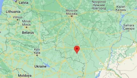 Красное белгородская область на карте