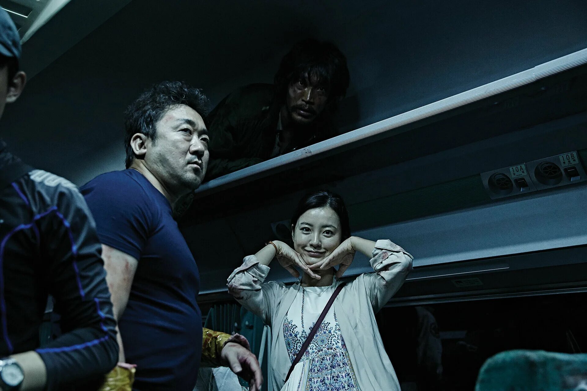 Поезд в Пусан кадры зомби.
