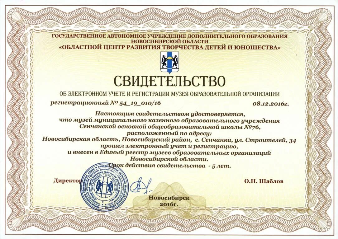 Учреждения дополнительного образования новосибирской области