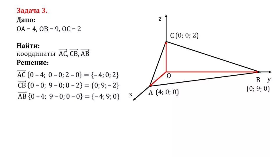 Задачи на нахождение координат вектора в пространстве. Координаты вектора в пространстве задачи с решением. Векторы в пространстве задачи. Задачи вектор.