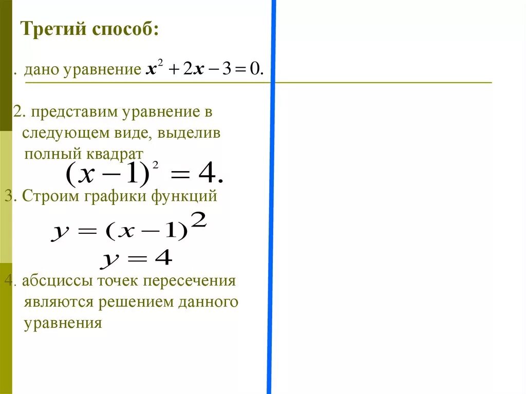 На прямой являющейся графиком уравнения. Графический способ решения квадратных уравнений. Графический метод решения квадратных уравнений. Графическое решение квадратных уравнений. Решение квадратных уравнений графический метод решения.