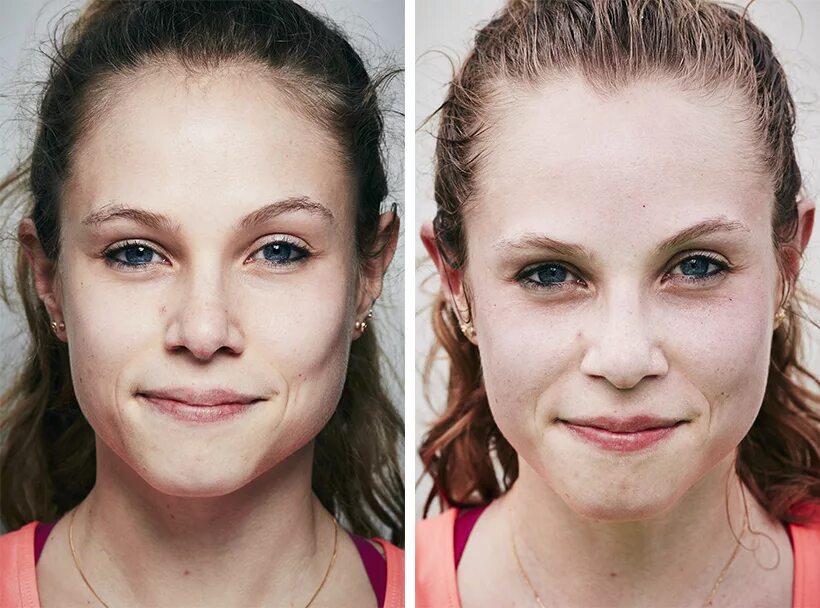 Отражается на внешность. Лицо до и после спорта. Спорт меняет внешность. Люди изменившие внешность.