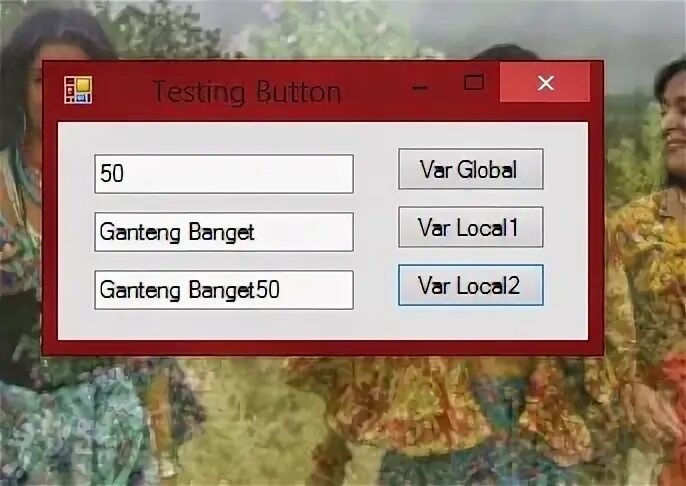 Local var. Local var