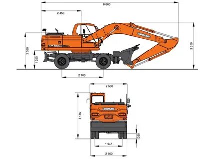 Экскаваторы doosan технические характеристики