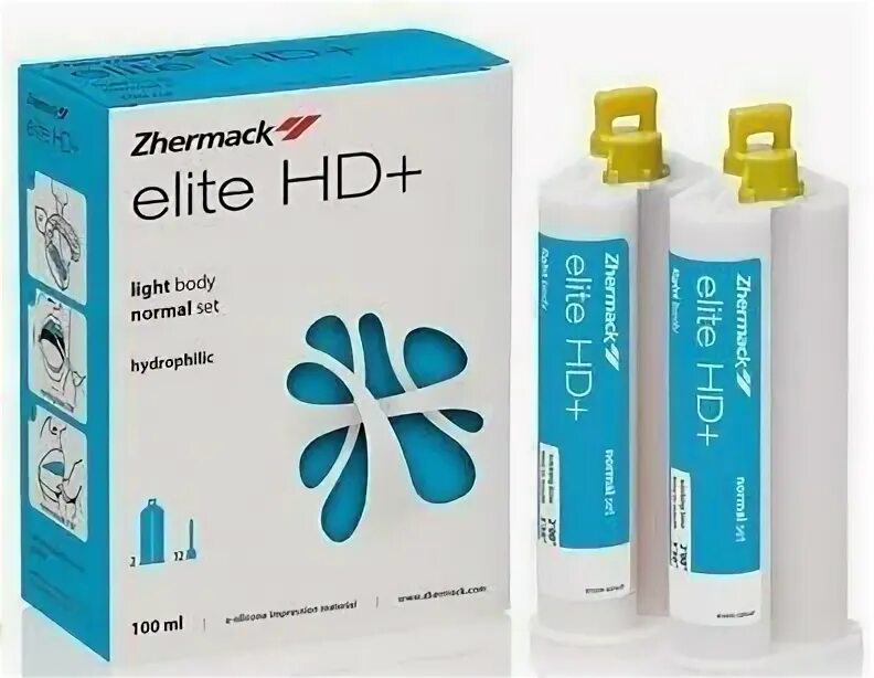 А-силиконовая масса zhermack elite hd+ light normal set (2х50 мл) с203030. Elite hd+ light body normal set - 50 мл + 50 мл (zhermack). Elite нd+ putty soft normal (250мл+250мл - а-силикон слеп. Normal set. Гидрорайз/hydrorise light body (normal set) - а-силикон низкой вязкости (2х50мл).