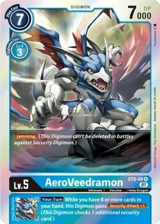 AeroVeedramon - Starter Deck 08: Ulforce Veedramon - Digimon Card Game.