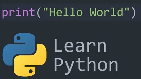 Print hello world python