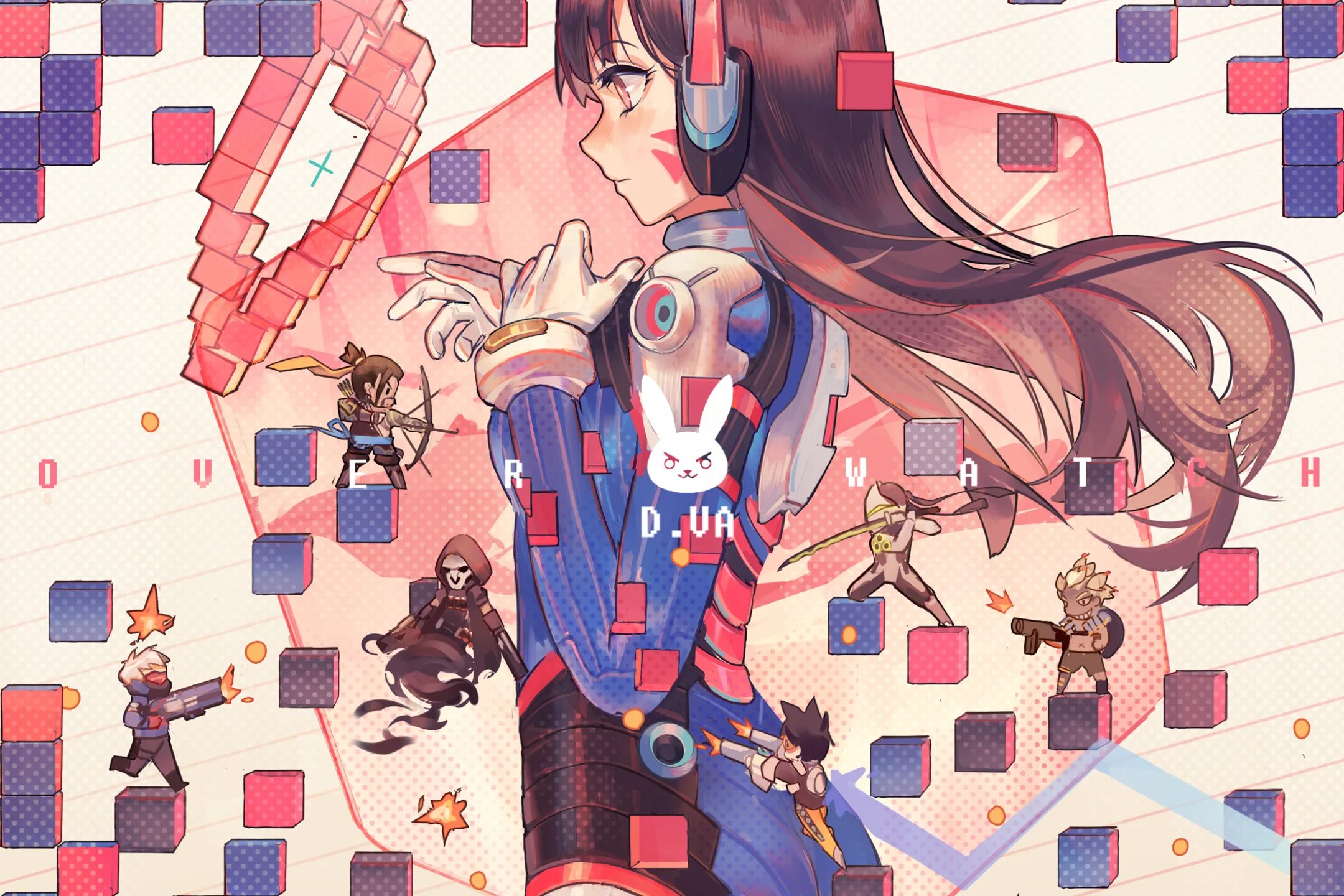 Рисунок дива. Дива овервотч 2. d.va овервотч 2. overwatch dva art.