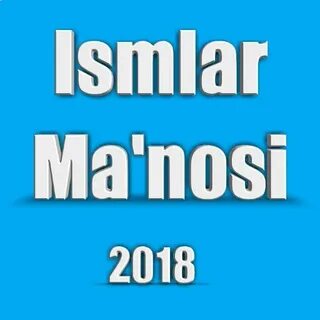 Ismlar ro yxati