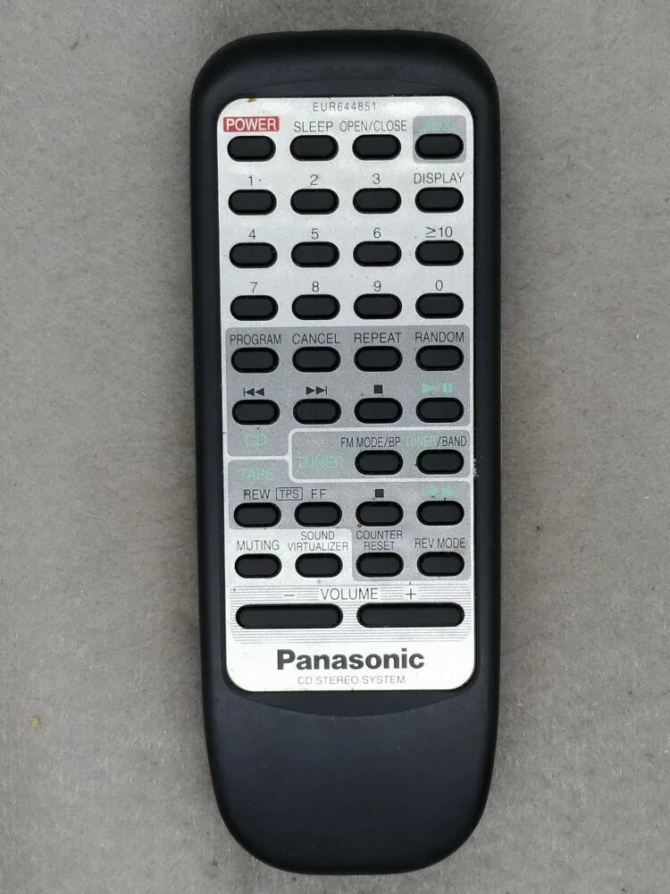 Пульт panasonic rx