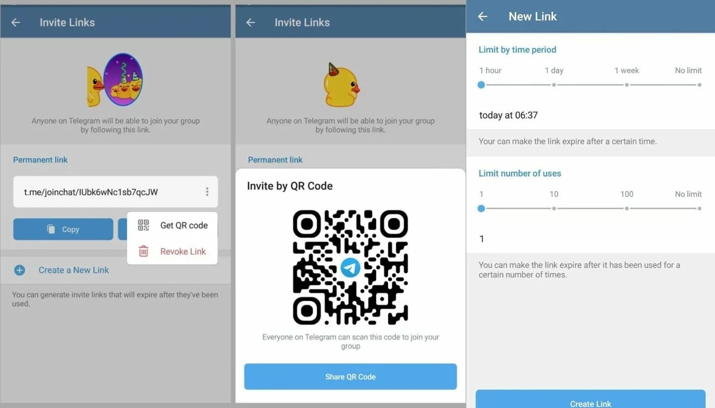 Telegram scan