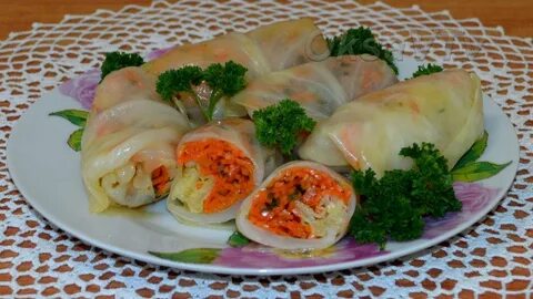 Голубцы с морковью