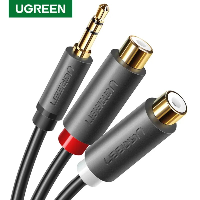 Ugreen 3.5. Ugreen 3.5:2rca. ugreen 3.5mm audio cable. 2 rca 3,5 мм jack aux. кабель ugreen rca x2 - 3.5 mm.