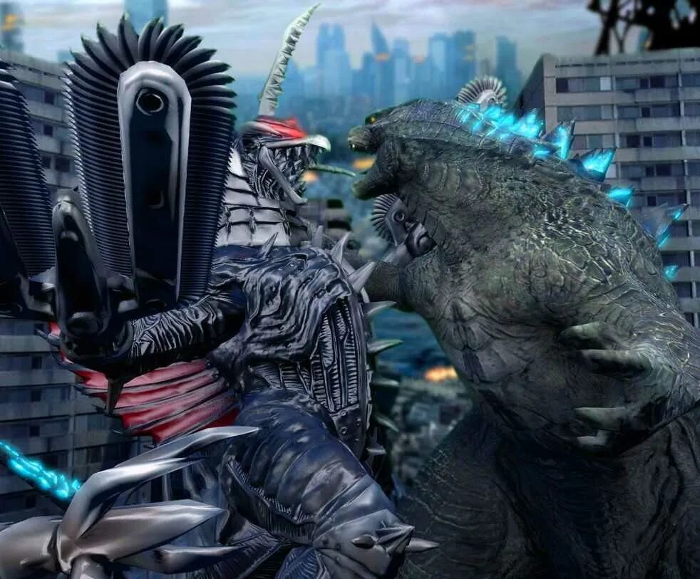 Годзилла против 4. Монстр гайган годзилла. godzilla гайган 2004. гайган кайдзю. разрушитель титан годзилла.