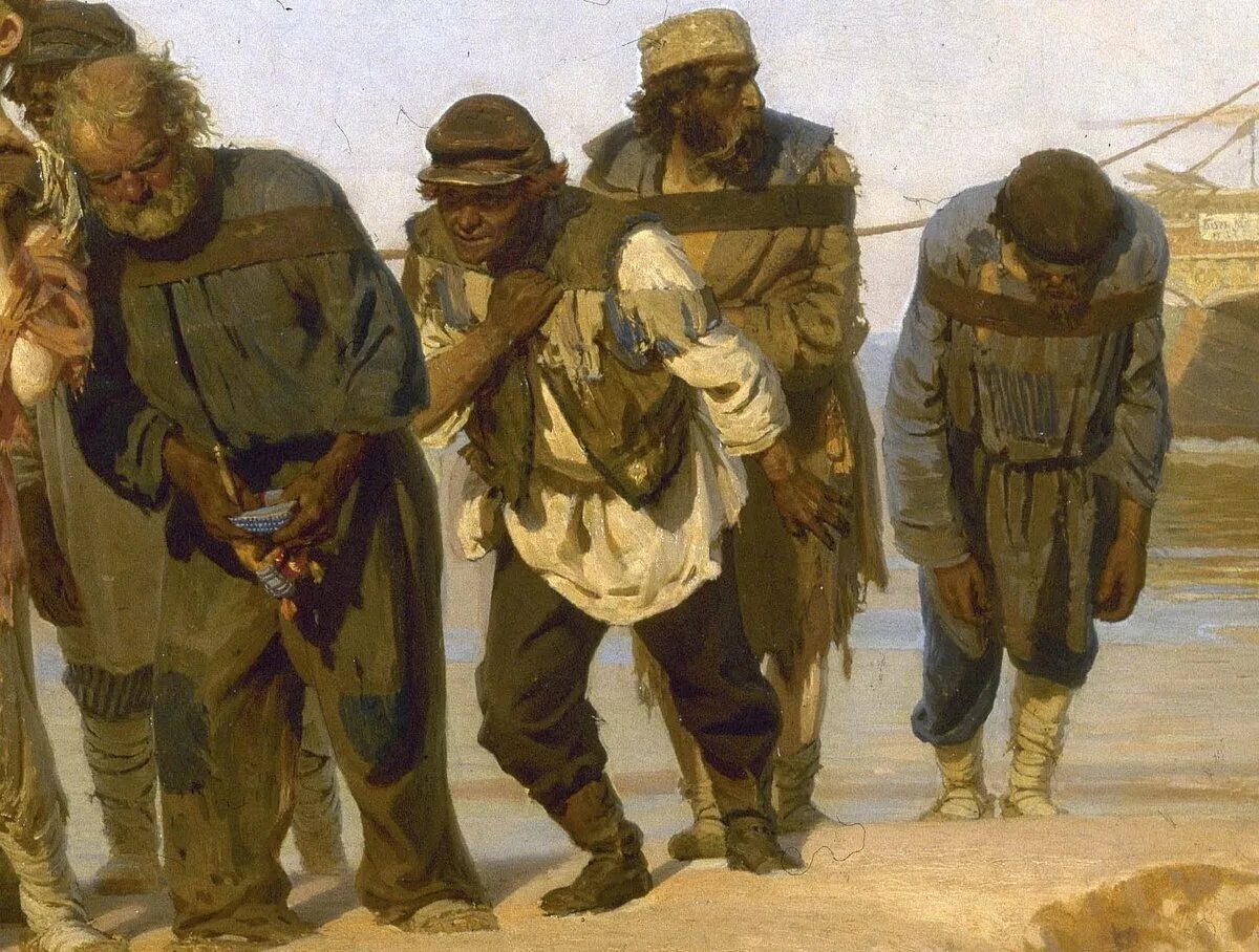 И Е Репин бурлаки на Волге. «Бурлаки на Волге» (1872-1873). Бурлаки на волге картина где рисовали
