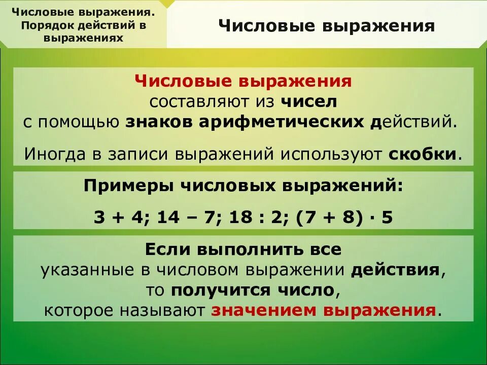 Выражение действий в математике. Числовые выражения. Порядок действий в числовых выражениях. Числовые выражения 2 класс. Числовые выражение это выражение.