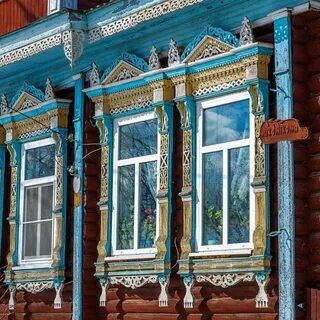 Наличники на улице