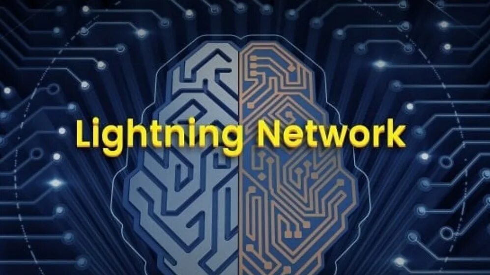Light networking. Lightning network лого.