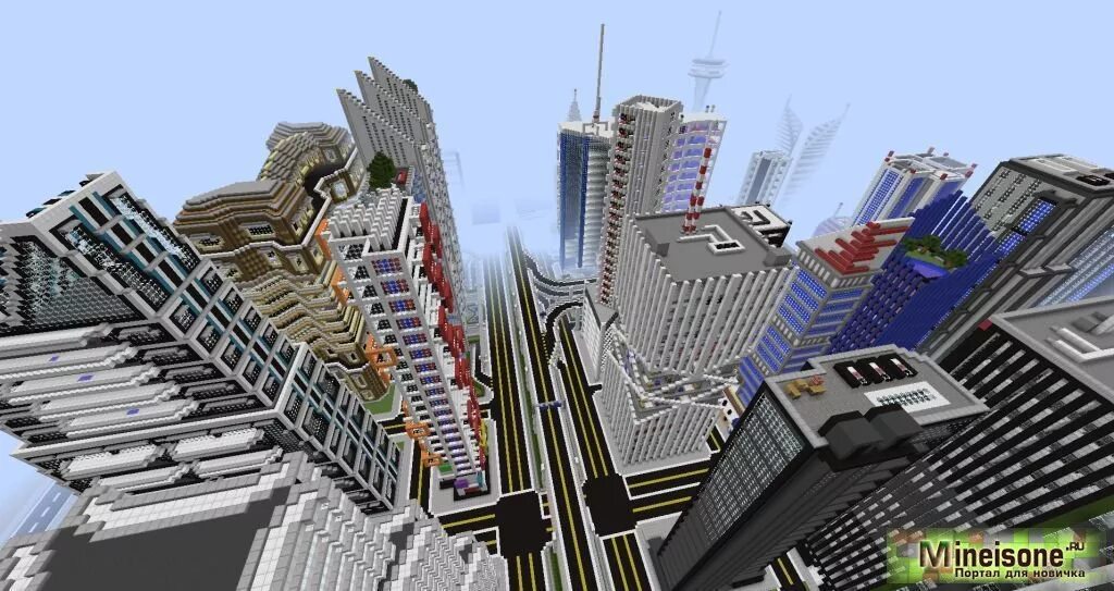 Карта с небоскребами. Город в МАЙНКРАФТЕ Мегаполис. Гигантский город в МАЙНКРАФТЕ. Город в МАЙНКРАФТЕ огромный. Огромные многоэтажки в МАЙНКРАФТЕ.