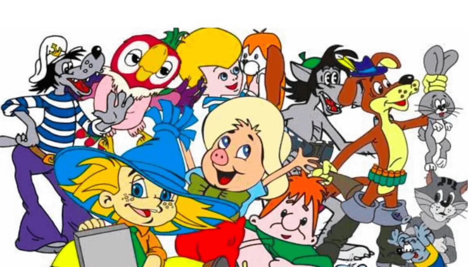 День мультфильмов 2023. Герои союзмультфильма. С днем россии анимация. Персонажи российских мультиков. Бременские музыканты мультконцерт.