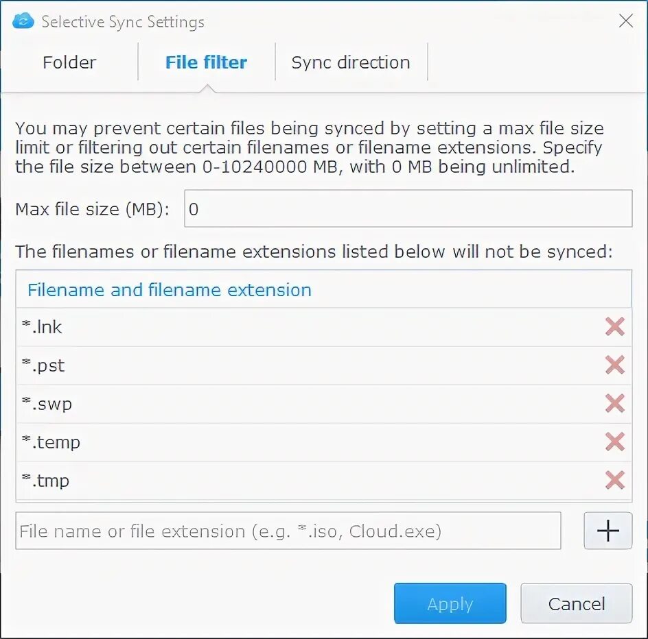 Filter files. Filter files