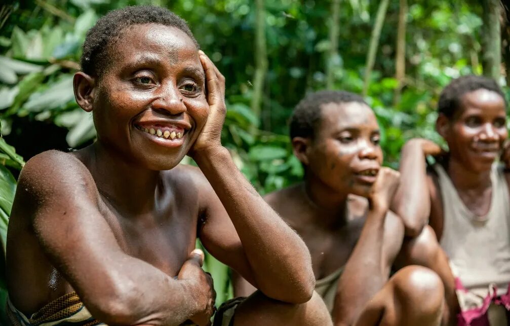 За высокое племя людей. Пигмеи Конго.