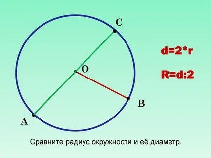 Центр окружности радиус 20.5
