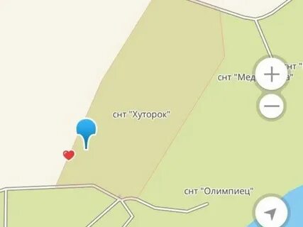 Ягодное на карте