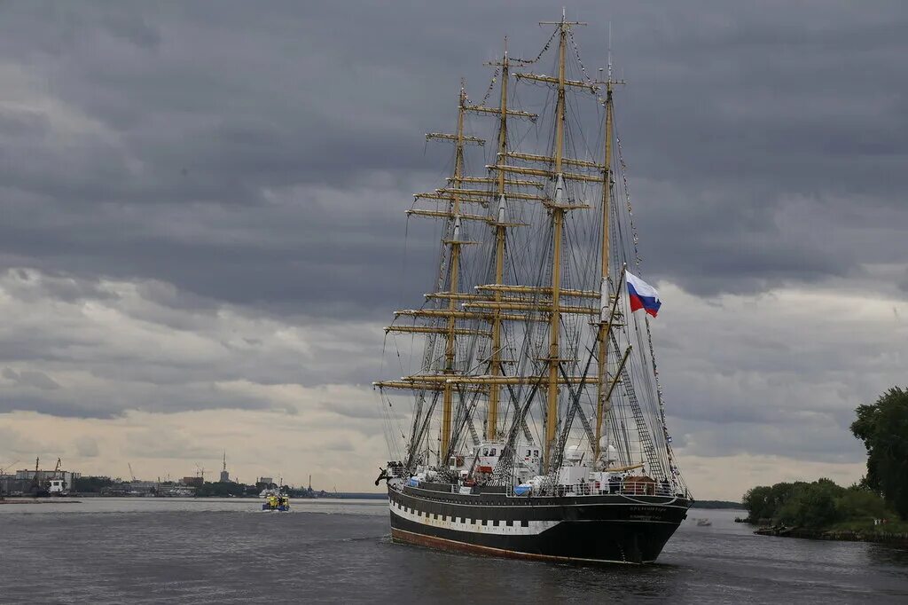 барк крузенштерн мачты.