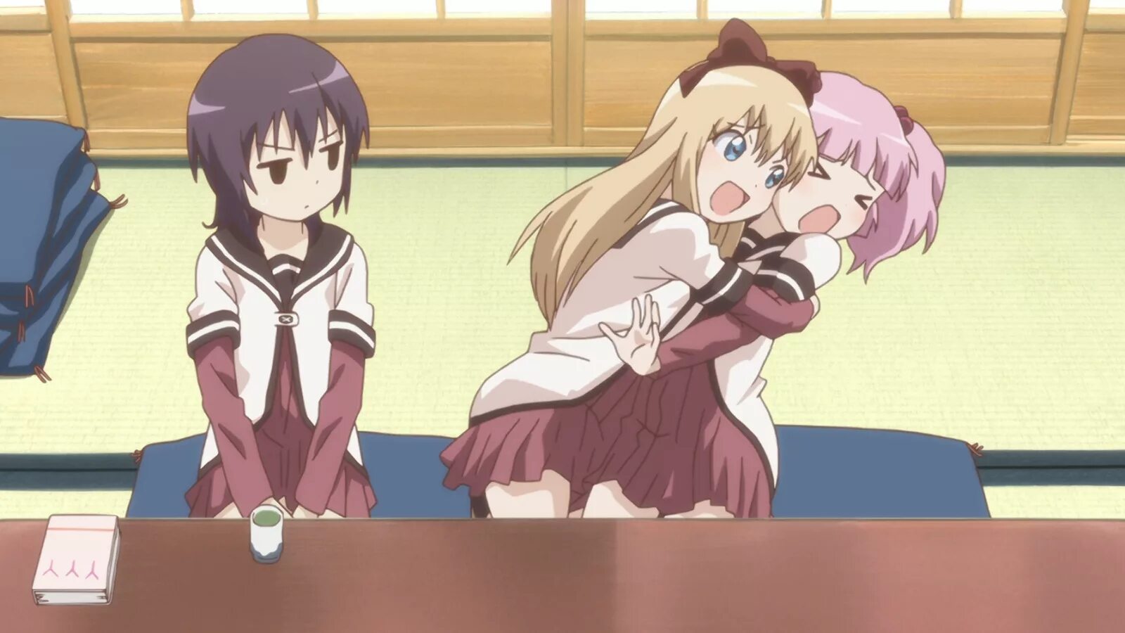 Yuri 3d 18. Yuru Yuri («лилии на ветру»). Юру Юри персонажи.