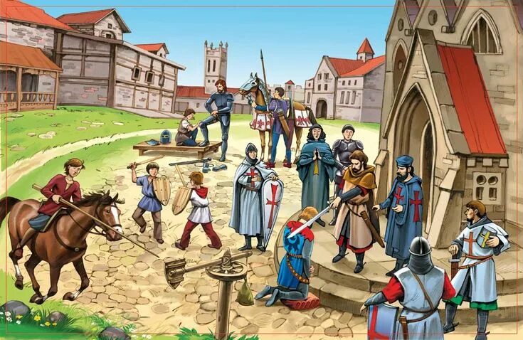 Как выглядели рыцари в средневековье 4 класс Armour of the 1200s (left) and the 1300s (right) Arms and armour, Knight armor,