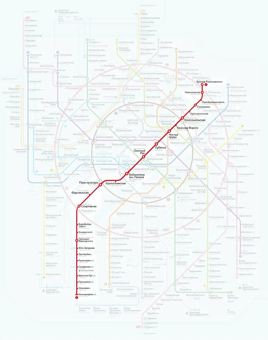 Сокольническая линия московского метрополитена. Сокольническая ветка метро схема. Схема метро Москвы Сокольническая линия. Схема метро Москвы станция Прокшино. Схема Сокольнической линии Московского метрополитена.