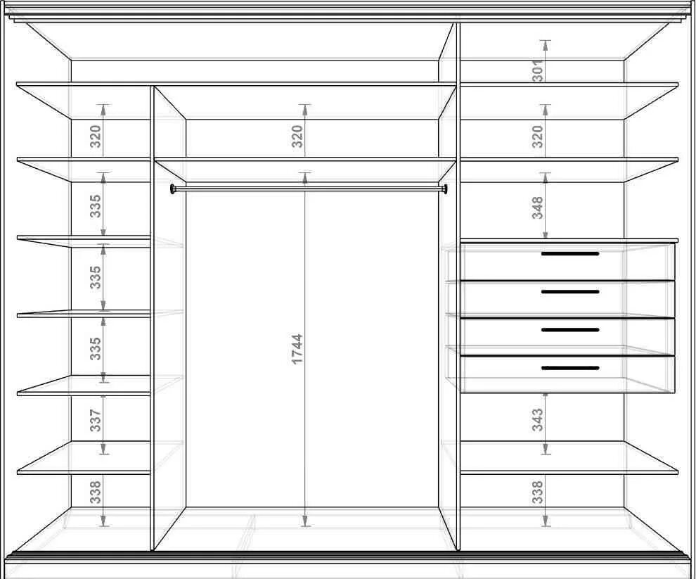 Глубина шкафа в комнате. Шкаф купе наполнение ширина 3000см. Шкаф купе чертеж. Чертеж встраиваемого шкафа. Чертежи встроенных шкафов купе.