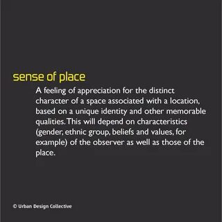 Design Principles / Project 2: Sense of Place.