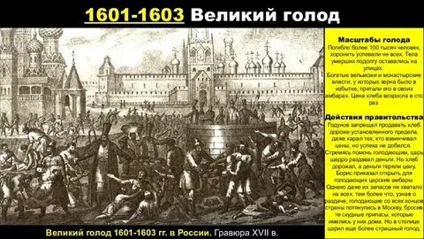 Великий голод 1601