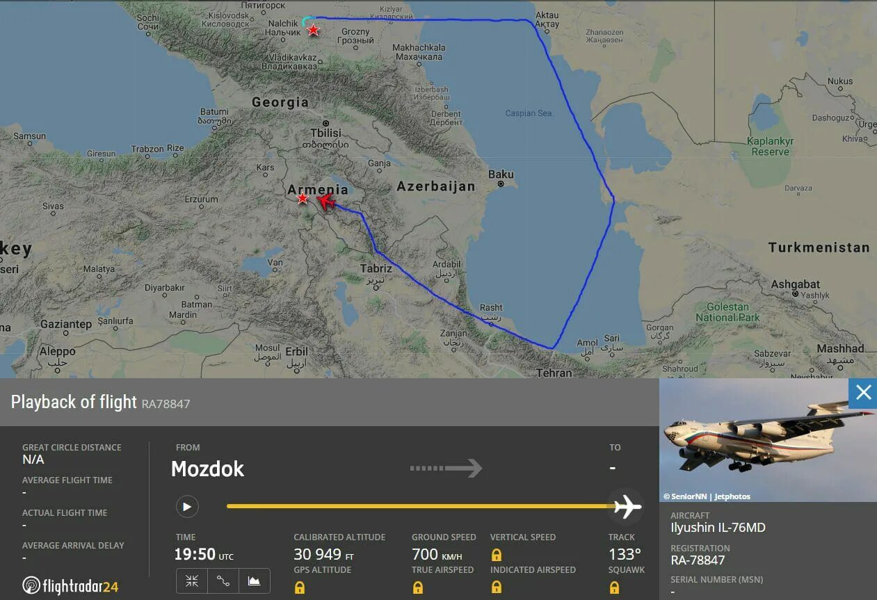 Иран закрыл воздушное пространство. Путь из азербайджана в сирию. воздушное пространство армении. полет иранского военного самолета над границей с азербайджаном. ил 76 армения.