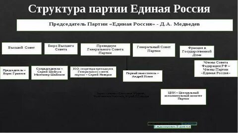 Внутренняя структура партий