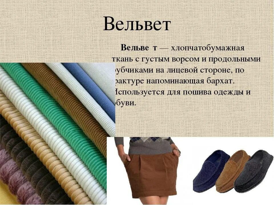 Ткани названия и фото и описание