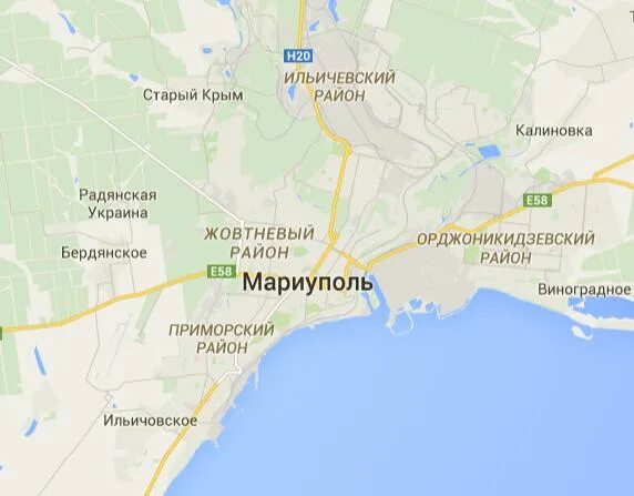 Г мариуполь область. Карта побережья Мариуполя. Мариуполь карта города. Карта Украины Мариуполь на карте. Город Мариуполь на карте Украины.