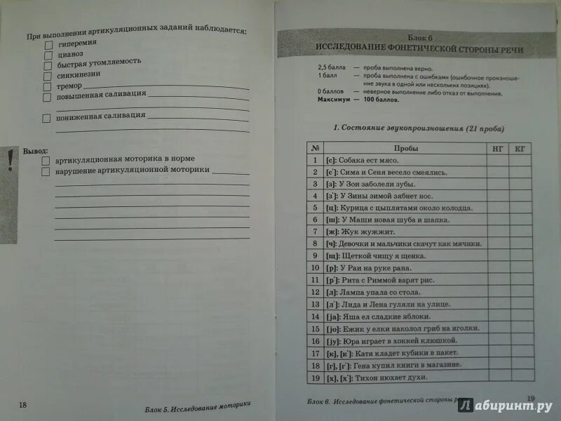 Е в мазанова обследование речи. Е в мазанова обследование речи