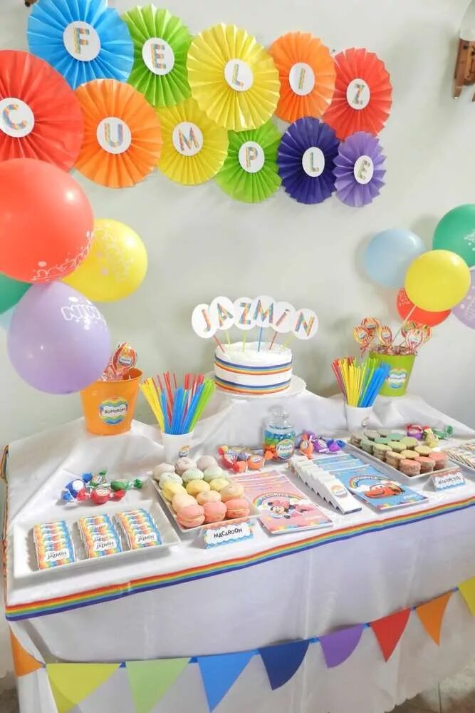 Colorful Candyland Birthday Party Candy land birthday party, Candyland birthday,