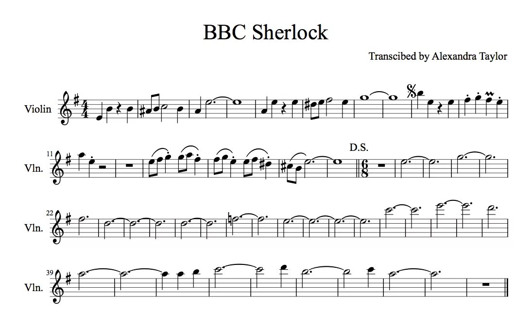 Ноты скрипка оркестр. Sherlock Theme Ноты для скрипки. Тема из Шерлока Холмса на скрипке Ноты. Тема из Шерлока Ноты для скрипки.