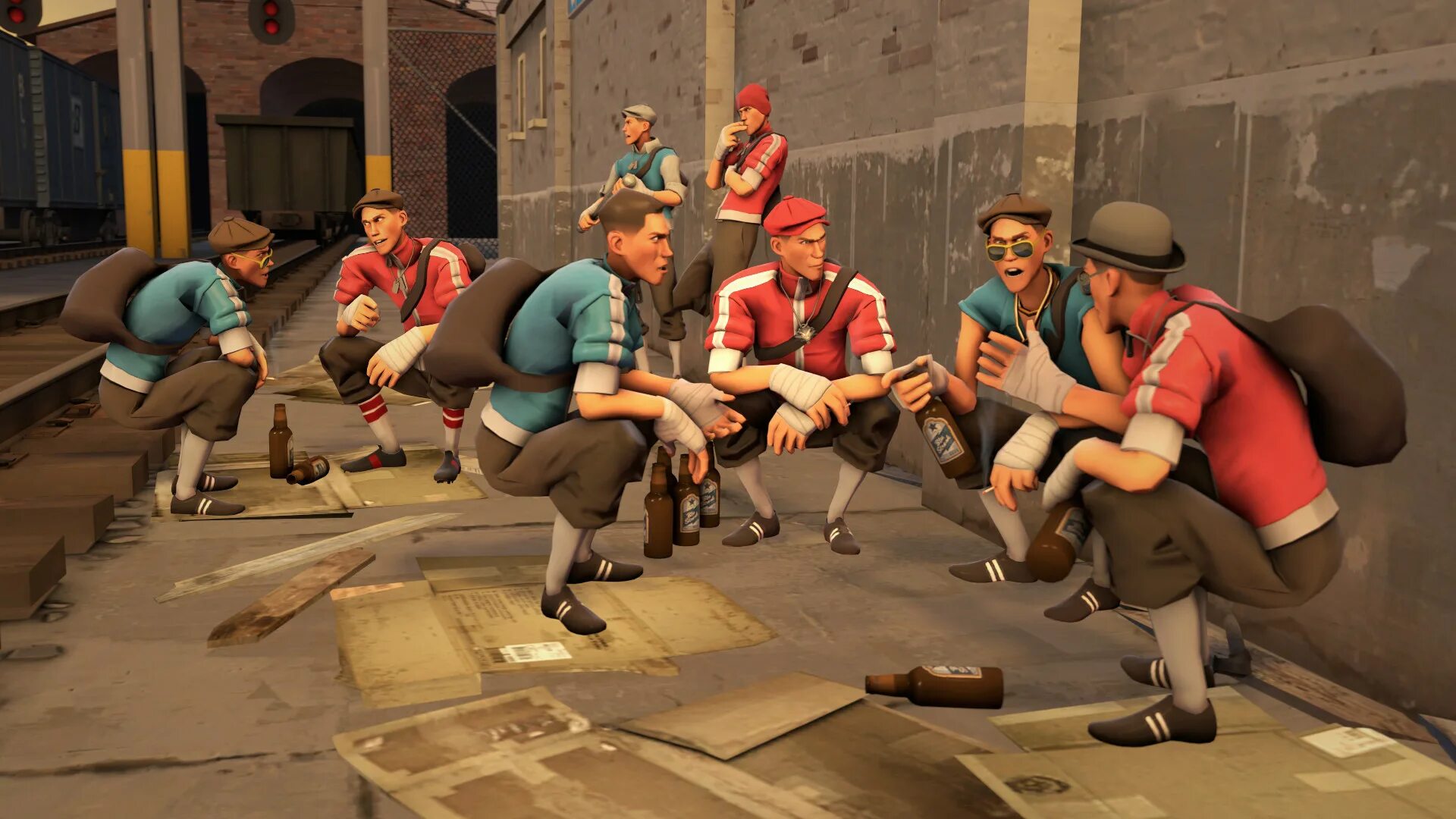 Последний рабочий игра. Игра тим фортресс 2. Scout tf2 гопник. Скаут гопник tf2. Team Fortress 2 Scout.