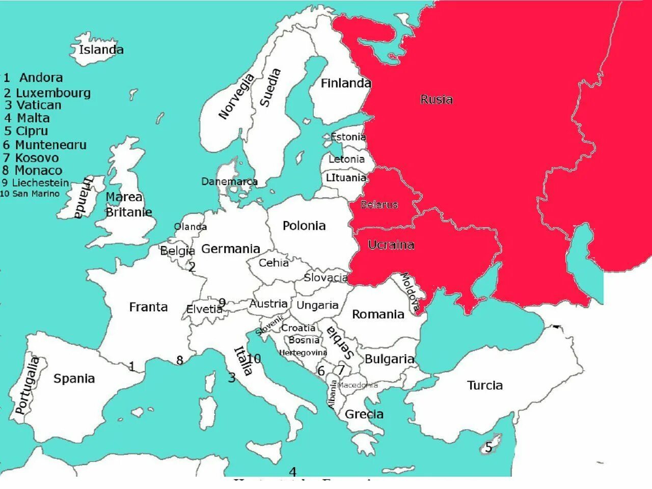 Восточная Европа. Восточная и Центральная Европа. Eastern Europe Map. Карта Восточной Европы со странами.