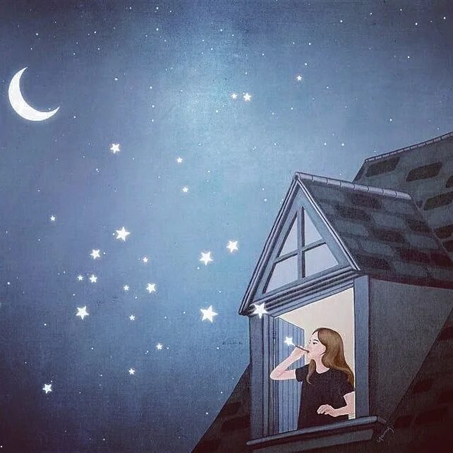 Луна над крышей дома. Звезды над крышами домов. Звезда над крышей. Звезды над домом. Крыша иллюстрация.